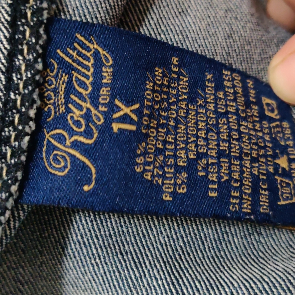 Royalty jean jacket 1x - Picture 7 of 7